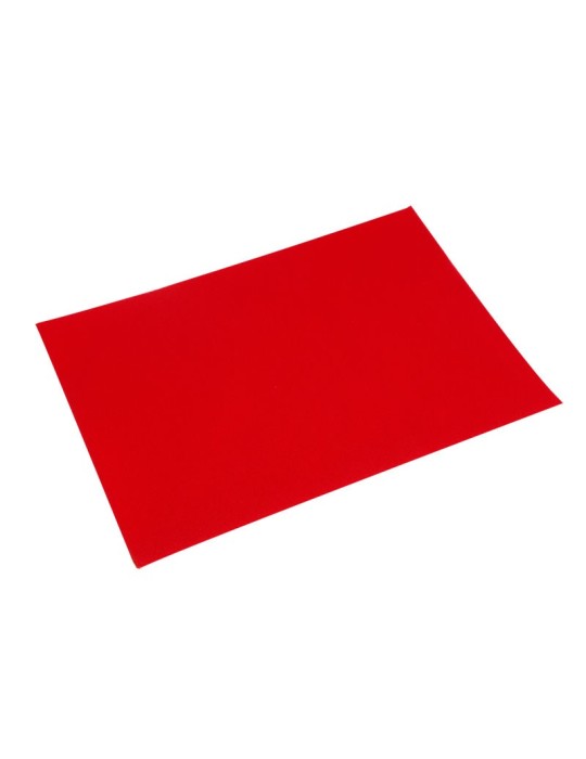 FEUTROUGE1 - Feutrine Rouge Format A5